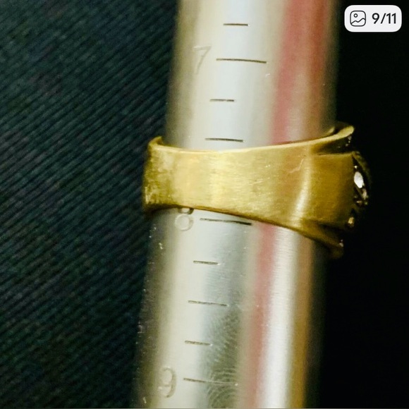 Heidi Daus Rhinestone Ring Size 7.75 Rhinestone Covered - Picture 9 of 11